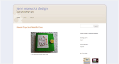 Desktop Screenshot of jenn.maruskadesign.com
